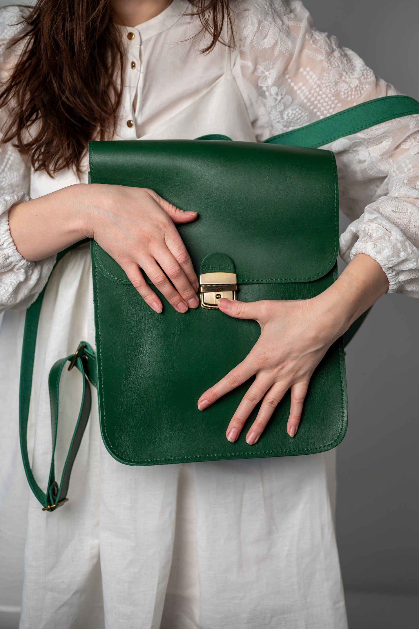 Saddle backpack Green
