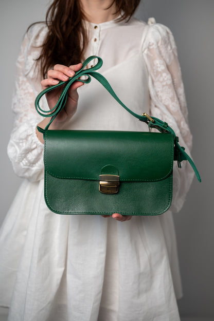 Saddle medium bag Green