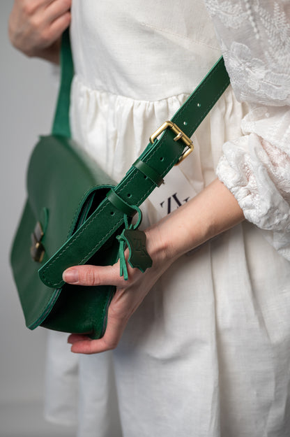 Saddle medium bag Green