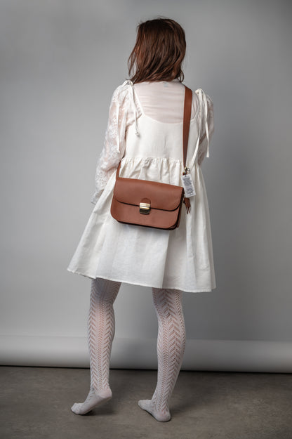 Saddle medium bag Natural brown