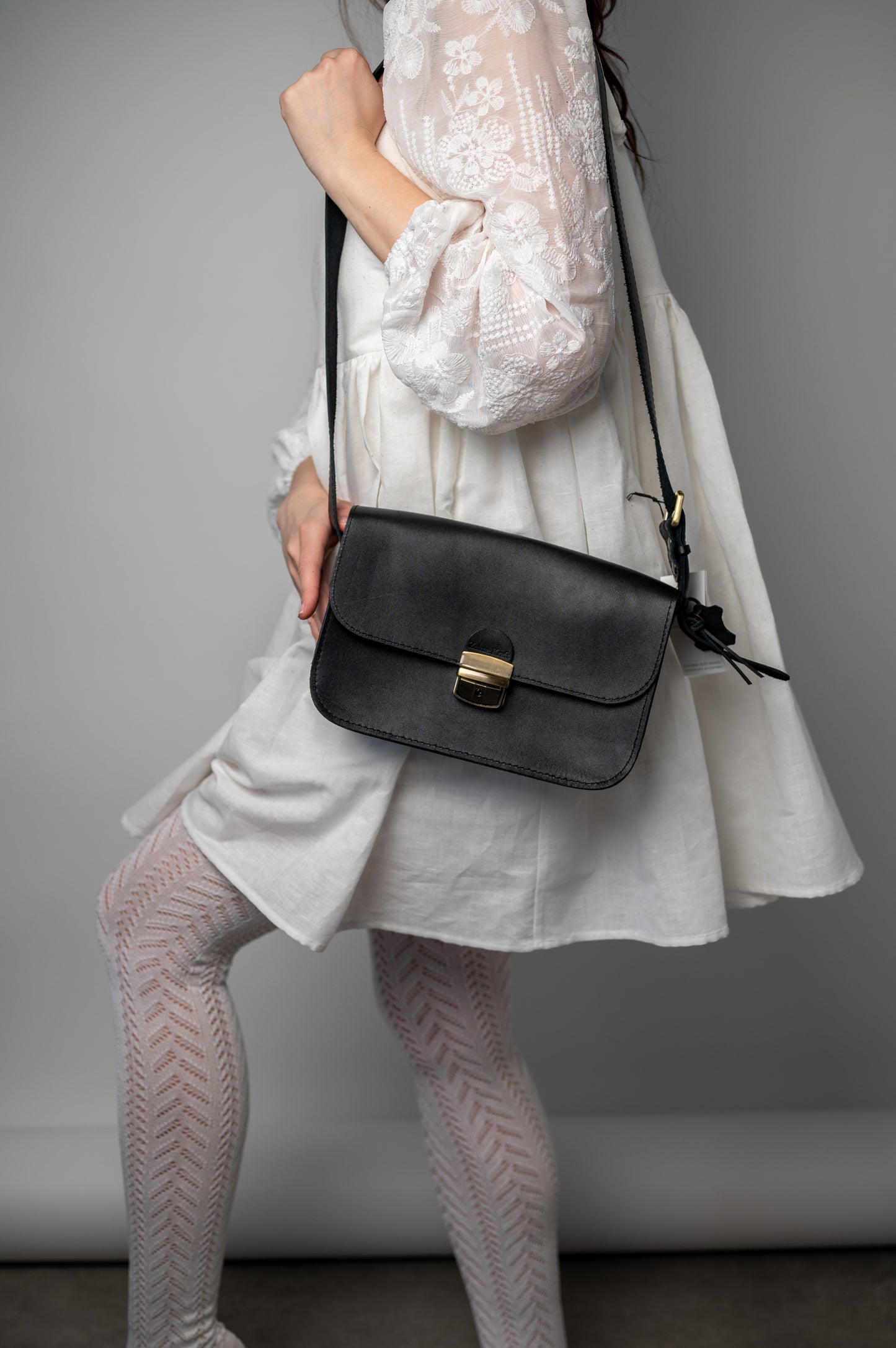 Saddle medium bag Black