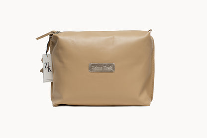 Colorful cosmetic bag S Beige