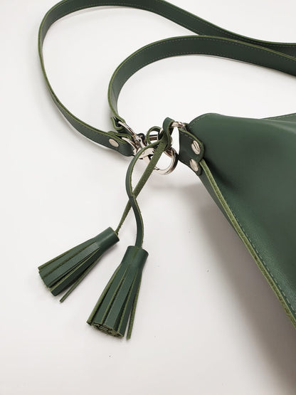 Colorful sholder bag L Olive green