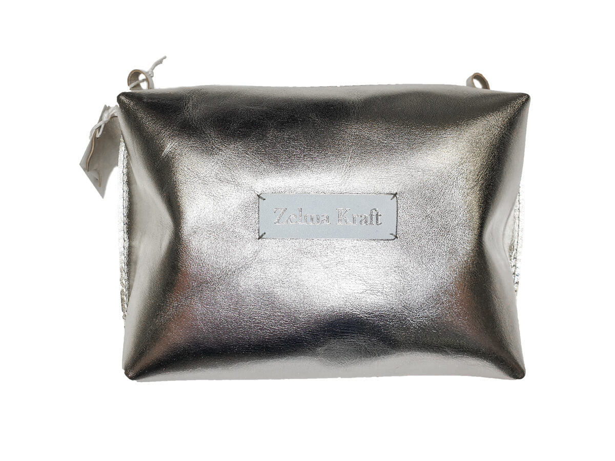 Colorful cosmetic bag XS Silver