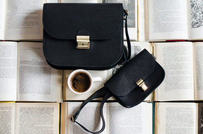 Saddle belt bag Black