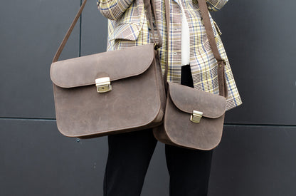Saddle bag XL Dark Brown