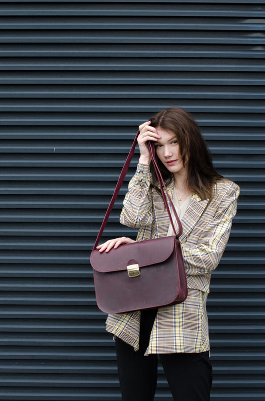 Saddle bag XL Burgundy