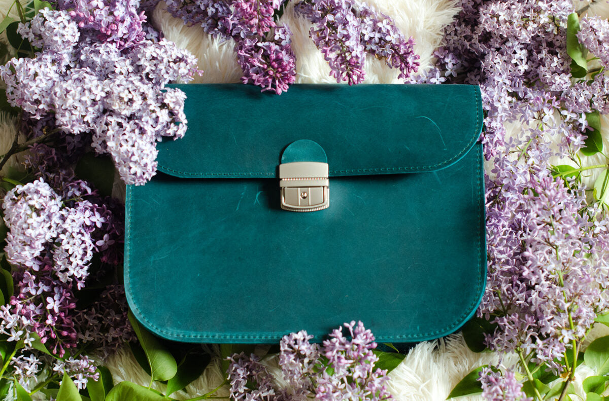 Saddle bag XL Quetzal green
