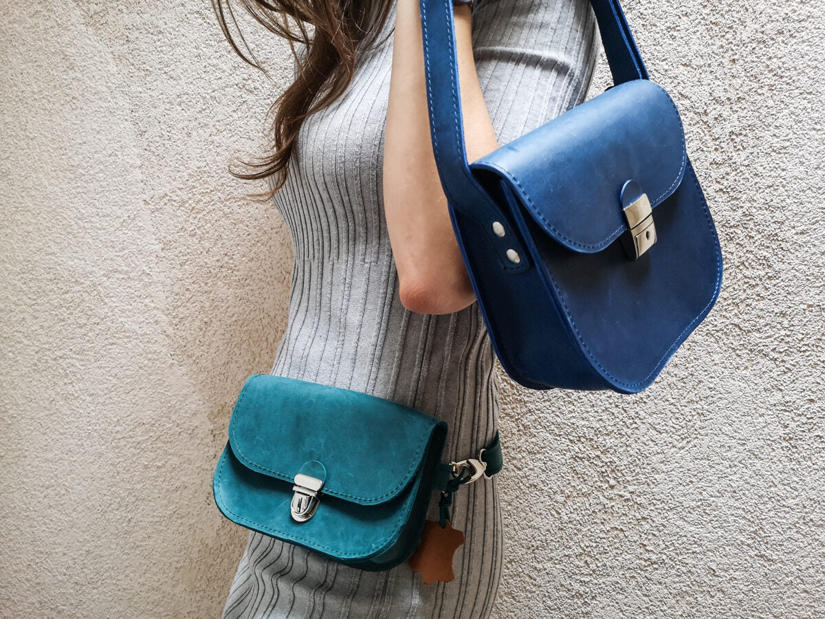 Saddle bag XL Blue