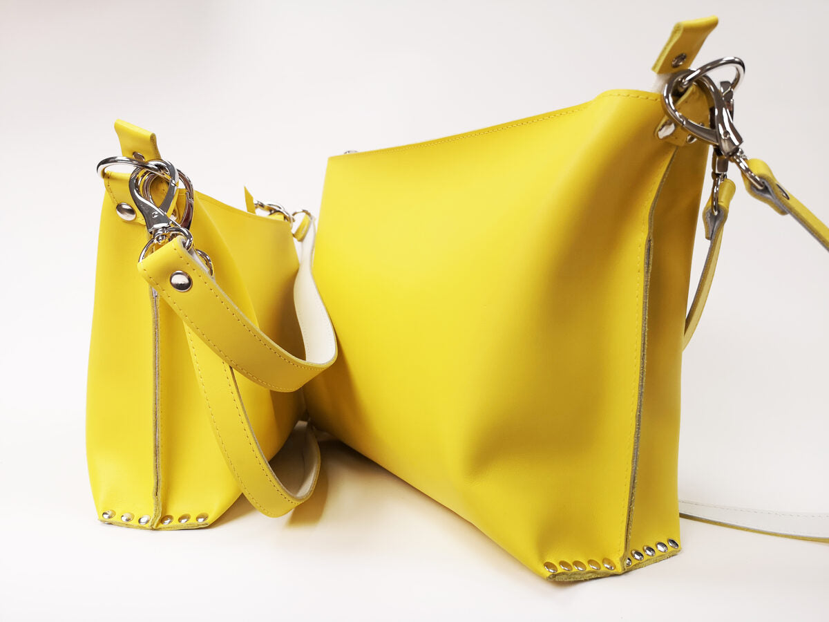 Colorful shoulder bag M Yellow
