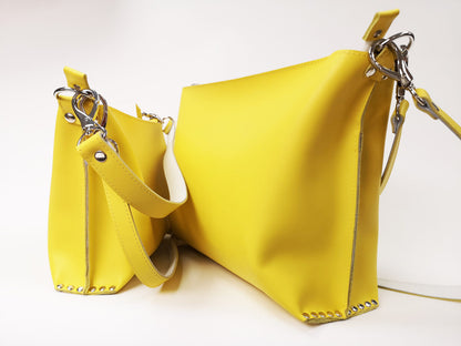 Colorful shoulder bag S Yellow