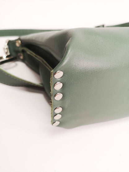Colorful shoulder bag S Olive green