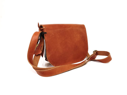 Saddle bag M Light brown