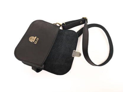 Saddle belt bag Black